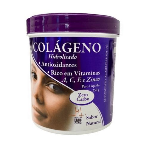 Colageno Hidrolisado Health Labs Pó Natural 250g