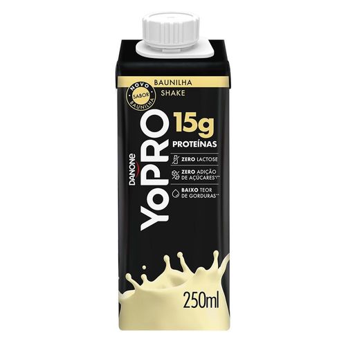 Bebida Láctea UHT Yopro Baunilha 15g de Proteínas 250ml