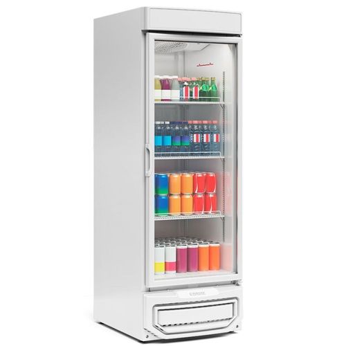 Refrigerador Vertical com Porta de Vidro 572 Litros GRD57 Branco 220V Gelopar