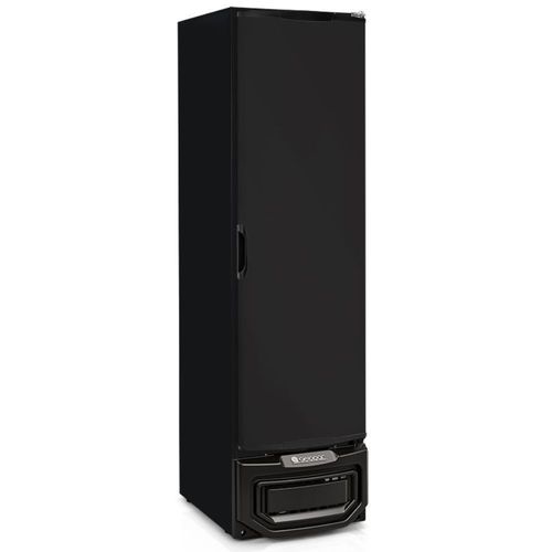 Conservador Refrigerador Vertical Tripla Ação com Porta Cega GPC31 Preto Gelopar 110V