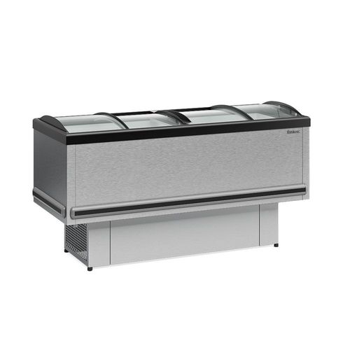 Ilha Plus Dupla Ação Vidro Curvo GESV190C Inox 220V Gelopar