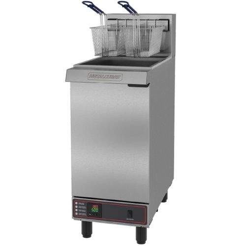 Fritador Industrial Zona Fria de Óleo a Gás FOG2C Inox Metalcubas 220V