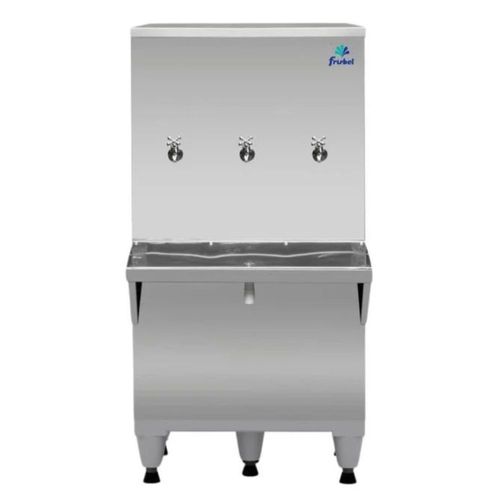 Bebedouro Industrial Coluna 100 Litros RA10 Inox Frisbel 220V