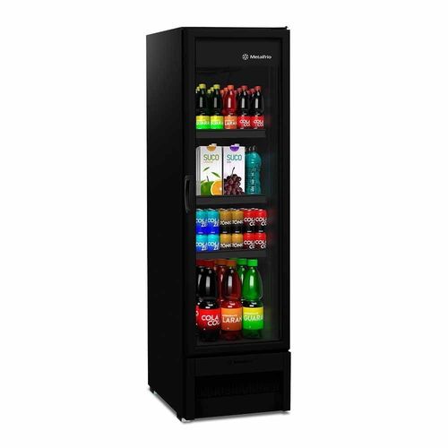Refrigerador Expositor Slim 343 Litros VB28 All Black Metalfrio 110V