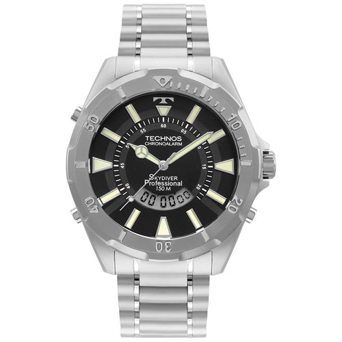 Relógio Technos Masculino Skydiver Prata - WT205FY/1P WT205FY/1P