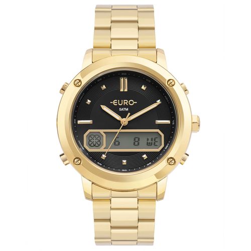 Relógio Euro Feminino Fashion Fit Sporty Dourado - EUBJ3890AE/4P EUBJ3890AE/4P