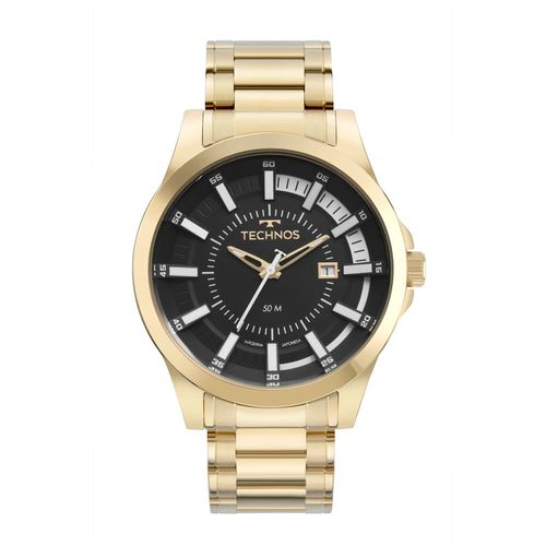Relógio Technos Masculino Racer Dourado - 2117LFD/1B 2117LFD/1B