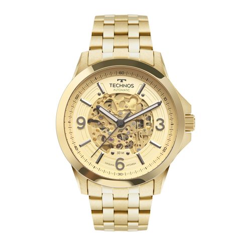 Relógio Technos Masculino Automático Dourado - 8N24AK/1D 8N24AK/1D
