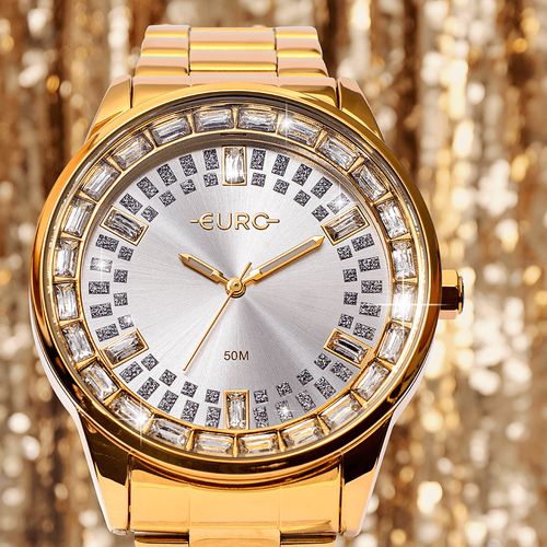 Relógio Euro Feminino Stones Dourado - EU2039KA/4D EU2039KA/4D