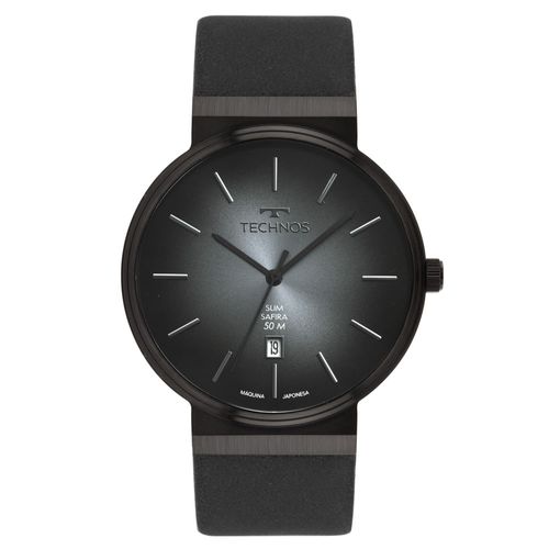 Relógio Technos Masculino Slim Grafite - GM12AJ/0P GM12AJ/0P