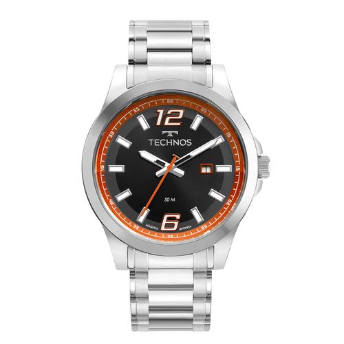 Relógio Technos Masculino Racer Prata - 2115TWP/1P 2115TWP/1P