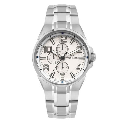 Relógio Technos Masculino Skymaster Prata - 6P27DUT/1B 6P27DUT/1B