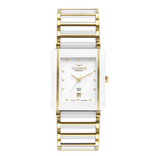 Relógio Technos Feminino Ceramic/saphire Dourado - GN10BA/1B GN10BA/1B