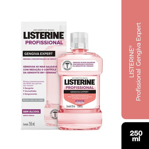 Enxaguante Bucal Listerine Profissional Gengiva Expert 250ml