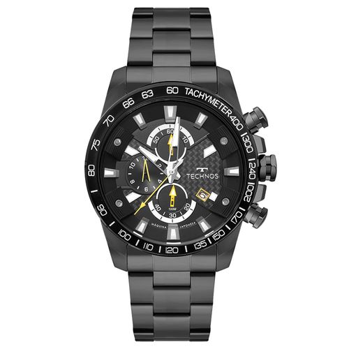 Relógio Technos Masculino Carbon Preto - OS1ABZ/1P