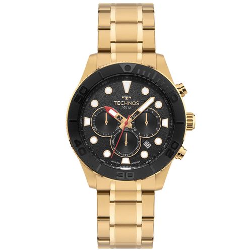 Relógio Technos Masculino Acqua Dourado - JS25BCH/1P