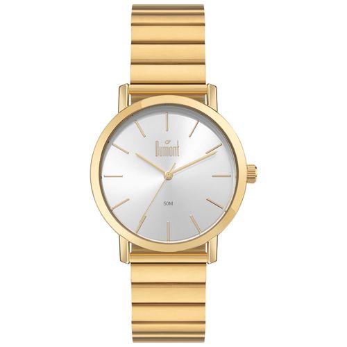 Relógio Dumont Masculino Traveller Dourado - DU2035MPA/4K