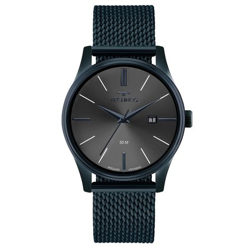 Relógio Technos Masculino Steel Azul - 2115UBN/1F