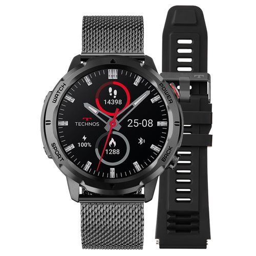 Smartwatch Technos Connect Sports Call Preto - TSPORTSCAF/5P Relogio Smarts Masculino Connect Preto - TSPORTSCAF/5P
