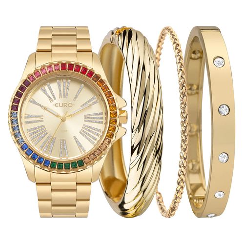 Kit Euro Feminino Soul Dourado - EU2036YUL/K4H