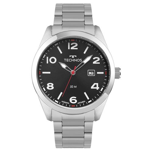 Relógio Technos Masculino Militar Prata - 2115TYP/1P