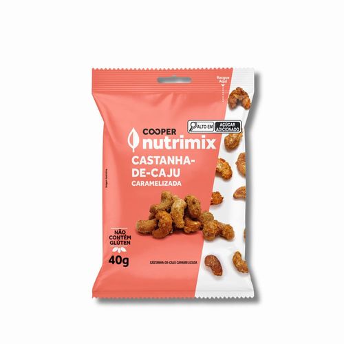 Castanha de Caju Caramelizada Cooper Nutrimix 40g