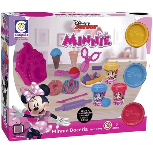 Kit de Massinha Minnie Doceria Disney Cotiplás