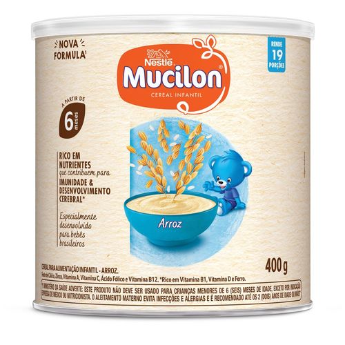 Cereal Infantil Mucilon Arroz 400g