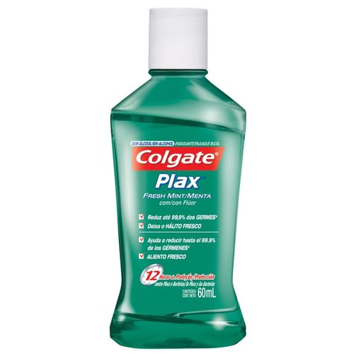 Solução Bucal Plax Fresh Mint 60ml