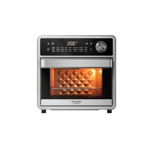 Forno Fryer Elétrico Dako Analógico 15Litros 1600W Inox 127V