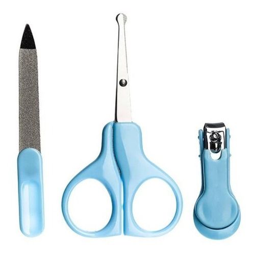 Kit Higiene Cuidados Bebê Tesoura E Cortador E Lixa De Unhas