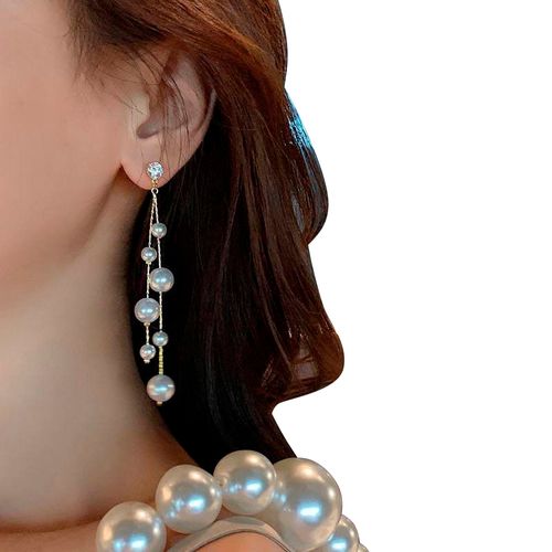 Brincos Madre Perola Sobrepor Delicado Feminino Festa Casame