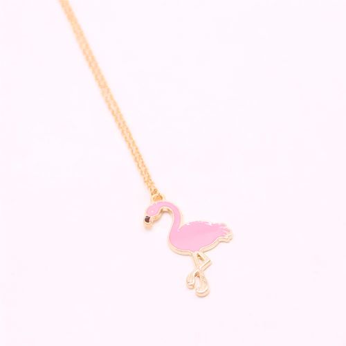 kit Colar com brinco Pingente Flamingo Presente dia Mamãe