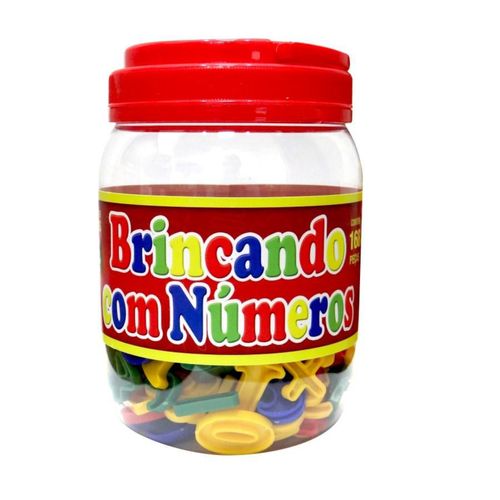 Jogo Escolar Educativo Brincando Números Infantil 168 Peças