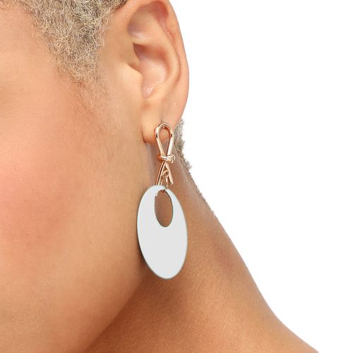 Brincos Mulheres Gota Branco Redondo Luxo Requintado