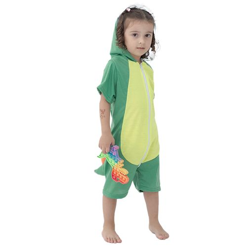 Pijama Infantil Macacão Kigurumi Fantasia Dinossauro