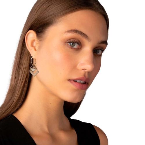 Brincos Femininos Geométrico Estiloso Strass Mulheres Luxo