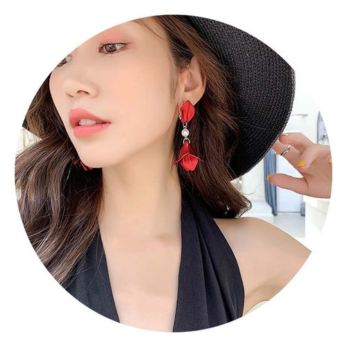 Brincos Femininos Flor Pérola Festas Mulheres Luxo Strass