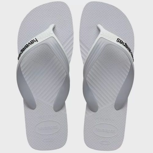 Sandálias Havaianas Dual Branco/Cinza Gelo 37/38