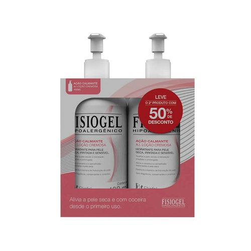 Kit Fisiogel A.I Loção Cremosa 2 Unidades 400ml Cada