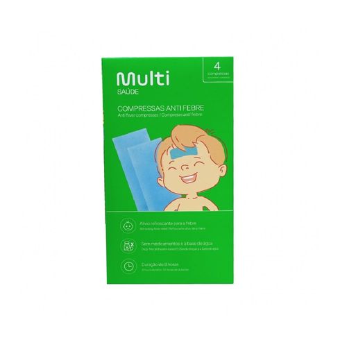 Compressa Anti Febre Multilaser 4 Unidades