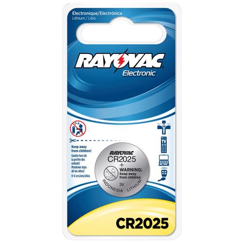 Pilha Rayovac Botão Lithium  Cr2025 3V