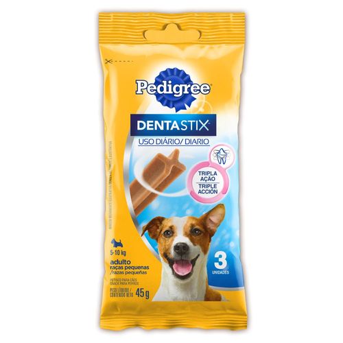Petisco Pedigree Dentastix Cão Adulto Raça Pequena 3 Unidades 45g