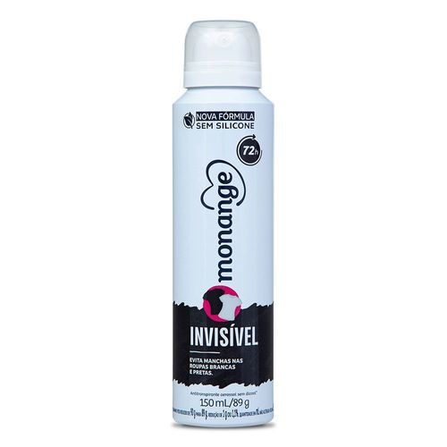 Desodorante Monange Aerosol Anti Invisivel 150ml