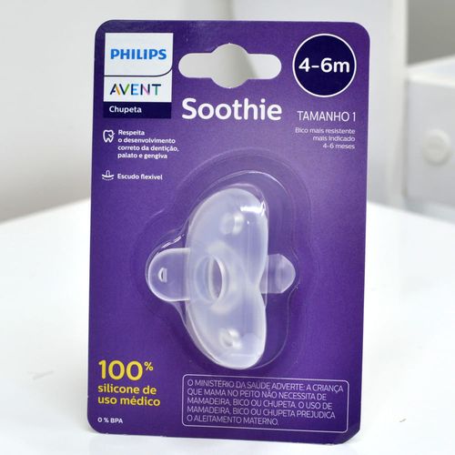 Chupeta Phillips Avent Sootie 4 a 6 meses Neutra SCF099/01