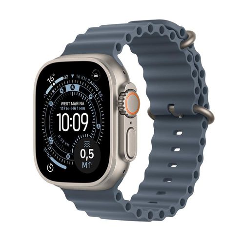 Apple Watch Ultra 3 GPS+ Cellular 49mm Pulseira Oceano Azul-Âncora