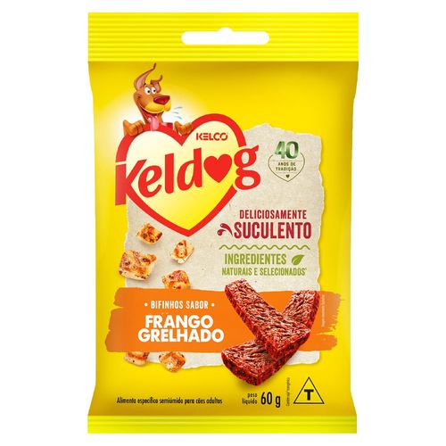 Bifinho Keldog Sabor Frango Grelhado 60g