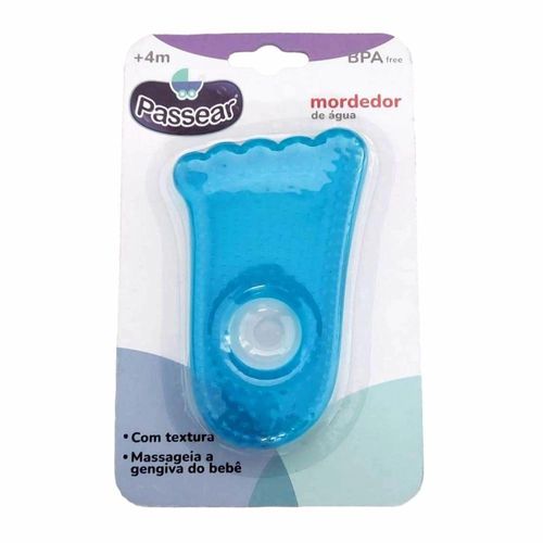 Mordedor De Água Passear Pezinho Azul M1206