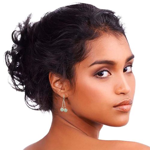 Brincos Femininos Longo Luxo Festas Strass Mulher Glamour