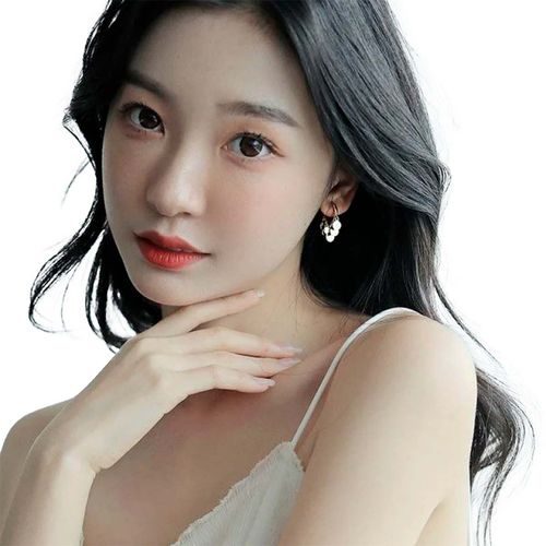 Brinco Feminino Delicado Prata Coração de Pressão